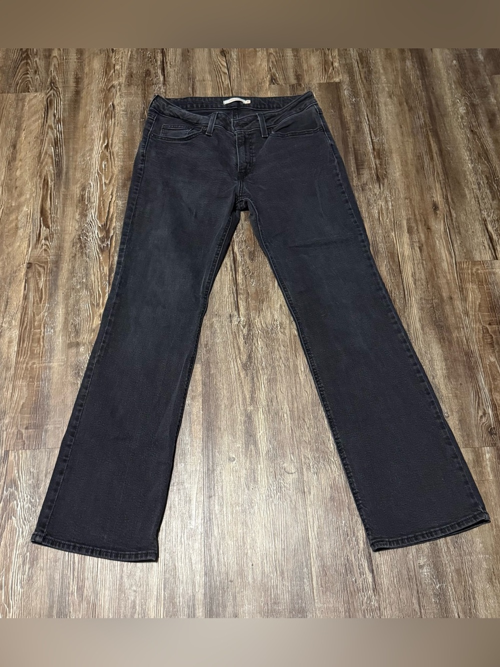 Levi's Superlow Boot Jeans Women's 30 Black Classic Fit Denim